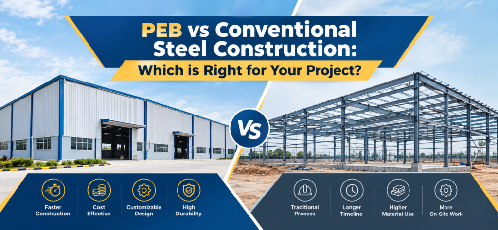 PEB vs Conventional Steel Construction